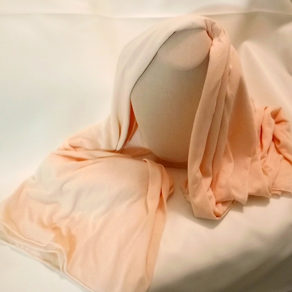 Promod light blush long scarf